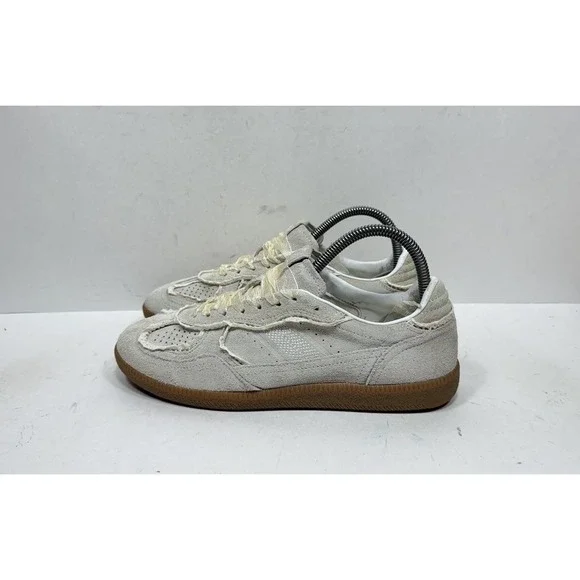 Alohas TB.490 Rife Crochet Cream Suede Sneakers Women's Size 8-8.5 Shoes - Picture 3 of 8